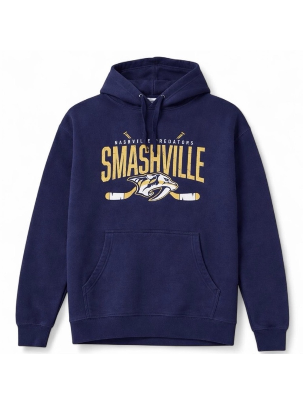 Nashville Predators Smashville NHL Hoodie Navy Blue S - Picture 2 of 9